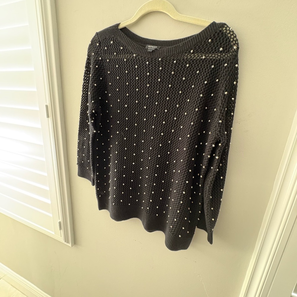 Worth Black Knit Sweater